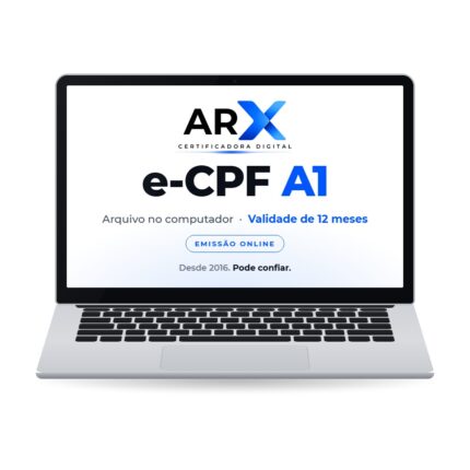 Certificado Digital e-CPF A1 – 12 meses